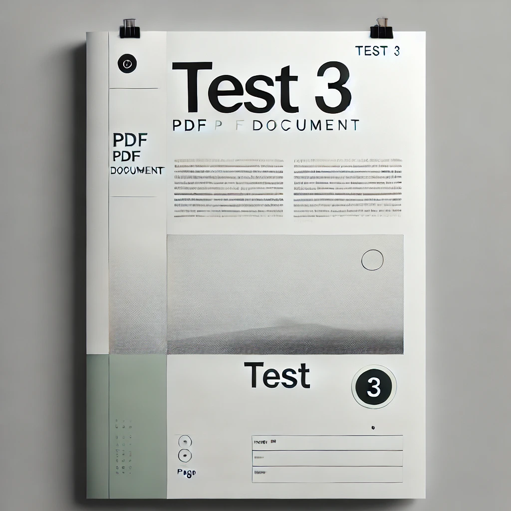 Test 3 Pdf download